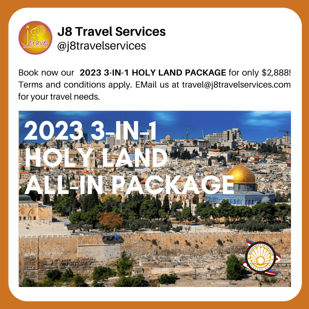 2023 Holy Land All-In&nbsp;Package